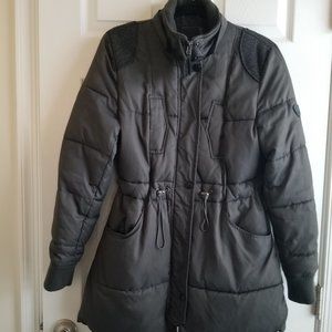 BUFFALO OUTERWEAR Zip & Button Cinch Waist Coat